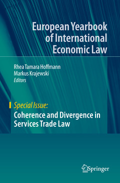 Couverture de l’ouvrage Coherence and Divergence in Services Trade Law