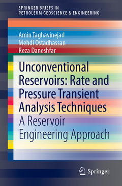Couverture de l’ouvrage Unconventional Reservoirs: Rate and Pressure Transient Analysis Techniques