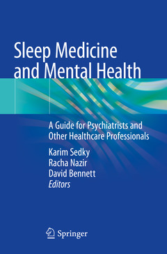 Couverture de l’ouvrage Sleep Medicine and Mental Health