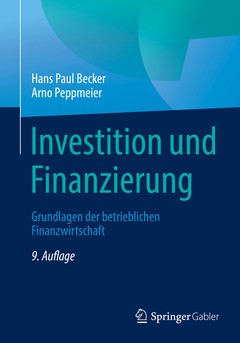 Couverture de l’ouvrage Investition und Finanzierung