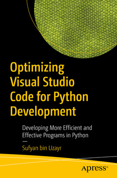 Cover of the book Optimizing Visual Studio Code for Python Development