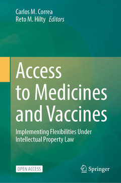 Couverture de l’ouvrage Access to Medicines and Vaccines