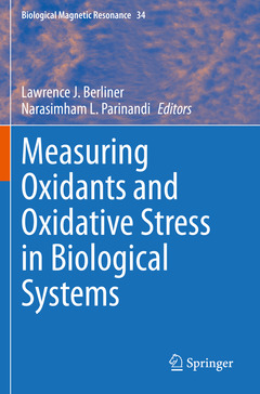 Couverture de l’ouvrage Measuring Oxidants and Oxidative Stress in Biological Systems