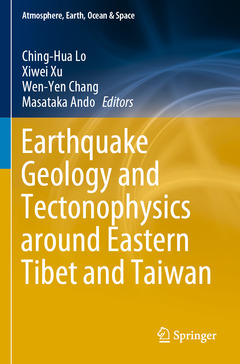 Couverture de l’ouvrage Earthquake Geology and Tectonophysics around Eastern Tibet and Taiwan