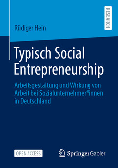 Couverture de l’ouvrage Typisch Social Entrepreneurship