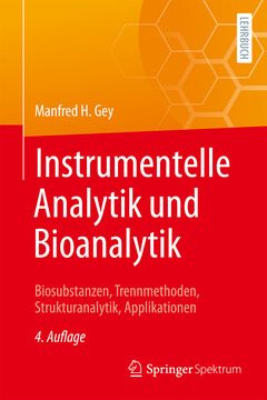 Couverture de l’ouvrage Instrumentelle Analytik und Bioanalytik