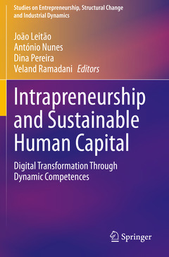 Couverture de l’ouvrage Intrapreneurship and Sustainable Human Capital