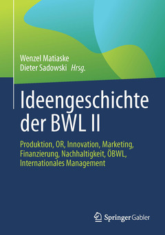 Couverture de l’ouvrage Ideengeschichte der BWL II
