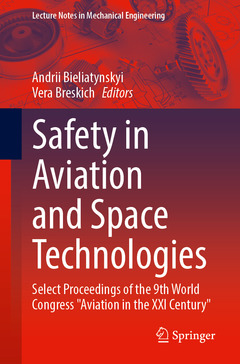 Couverture de l’ouvrage Safety in Aviation and Space Technologies