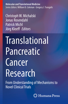 Couverture de l’ouvrage Translational Pancreatic Cancer Research