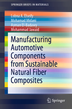 Couverture de l’ouvrage Manufacturing Automotive Components from Sustainable Natural Fiber Composites