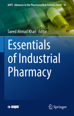 Couverture de l’ouvrage Essentials of Industrial Pharmacy