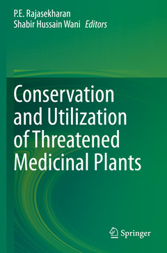 Couverture de l’ouvrage Conservation and Utilization of Threatened Medicinal Plants