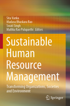 Couverture de l’ouvrage Sustainable Human Resource Management