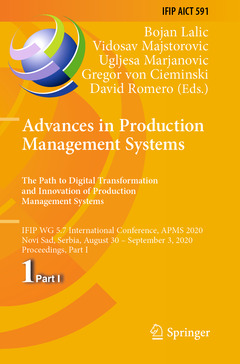 Couverture de l’ouvrage Advances in Production Management Systems. The Path to Digital Transformation and Innovation of Production Management Systems