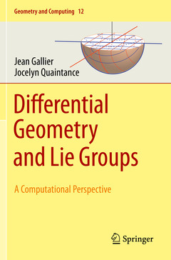 Couverture de l’ouvrage Differential Geometry and Lie Groups