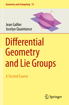 Couverture de l’ouvrage Differential Geometry and Lie Groups