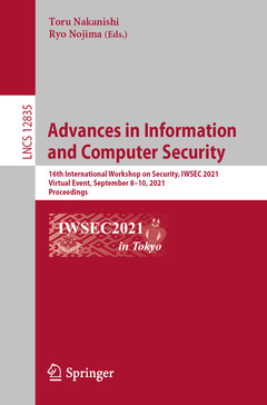 Couverture de l’ouvrage Advances in Information and Computer Security