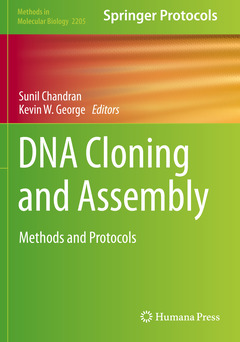 Couverture de l’ouvrage DNA Cloning and Assembly
