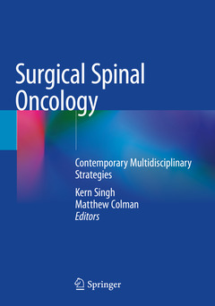 Couverture de l’ouvrage Surgical Spinal Oncology
