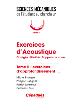 Cover of the book Exercices d'Acoustique. Tome 2