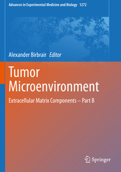 Couverture de l’ouvrage Tumor Microenvironment