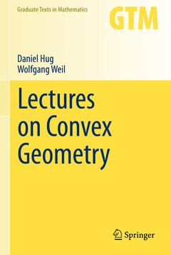 Couverture de l’ouvrage Lectures on Convex Geometry