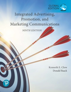 Couverture de l’ouvrage Integrated Advertising, Promotion, and Marketing Communications, Global Edition