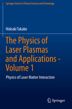 Cover of the book The Physics of Laser Plasmas and Applications - Volume 1