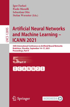 Couverture de l’ouvrage Artificial Neural Networks and Machine Learning – ICANN 2021