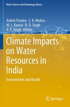 Couverture de l’ouvrage Climate Impacts on Water Resources in India