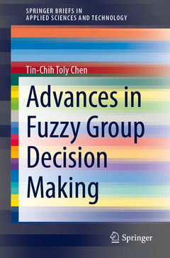 Couverture de l’ouvrage Advances in Fuzzy Group Decision Making