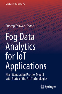 Couverture de l’ouvrage Fog Data Analytics for IoT Applications