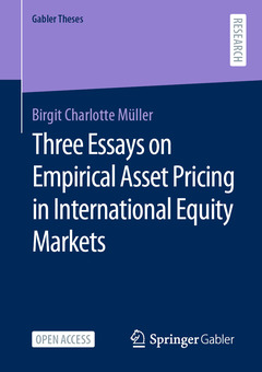Couverture de l’ouvrage Three Essays on Empirical Asset Pricing in International Equity Markets