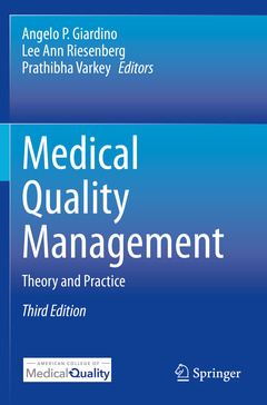 Cover of the book Medical Quality Management
