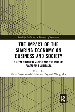Couverture de l’ouvrage The Impact of the Sharing Economy on Business and Society