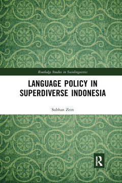 Couverture de l’ouvrage Language Policy in Superdiverse Indonesia