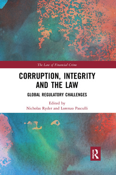Couverture de l’ouvrage Corruption, Integrity and the Law