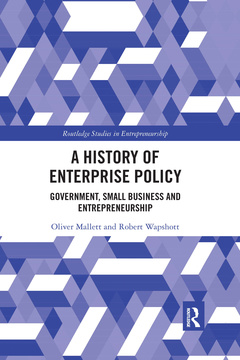 Couverture de l’ouvrage A History of Enterprise Policy