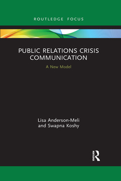 Couverture de l’ouvrage Public Relations Crisis Communication