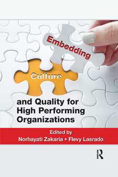 Couverture de l’ouvrage Embedding Culture and Quality for High Performing Organizations
