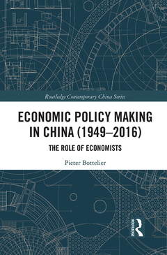 Couverture de l’ouvrage Economic Policy Making In China (1949–2016)