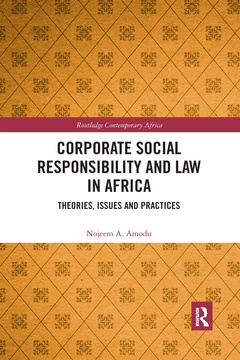 Couverture de l’ouvrage Corporate Social Responsibility and Law in Africa