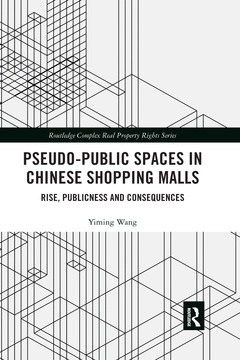 Cover of the book Pseudo-Public Spaces in Chinese Shopping Malls
