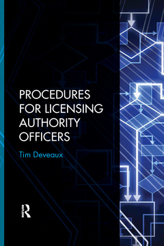 Couverture de l’ouvrage Procedures for Licensing Authority Officers