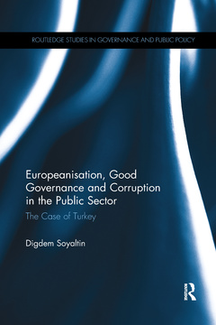 Couverture de l’ouvrage Europeanisation, Good Governance and Corruption in the Public Sector