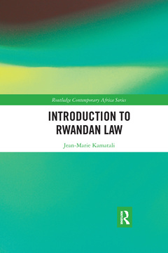 Couverture de l’ouvrage Introduction to Rwandan Law