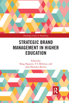 Cover of the book Strategic Brand Management in Higher Education