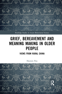 Couverture de l’ouvrage Grief, Bereavement and Meaning Making in Older People