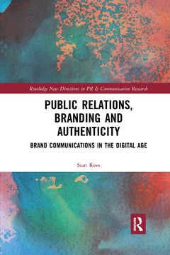 Couverture de l’ouvrage Public Relations, Branding and Authenticity
